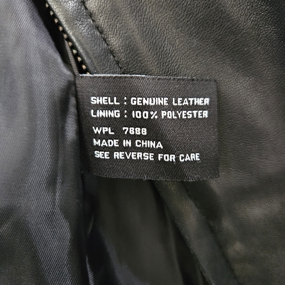 NWOT - Jones New York Black Leather Zippered Jacket - Size XL - Picture 3 of 9